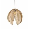 Lustre Pendente Pétala Boho Corda Náutica Sala Quarto:rami - 4
