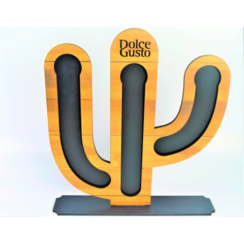 Suporte Porta Cápsulas Café Dolce Gusto Expresso Cacto Make Laser Porta Capsula Cacto