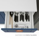 Ver mais imagens de Cozinha Completa Modulada 320cm com Tampo e Cristaleira 5 Peças Pérola Yescasa