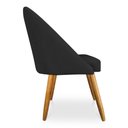 Ver imagem 4 de Cadeira de Jantar Bela Suede Pés Palito Castanho Pallazio