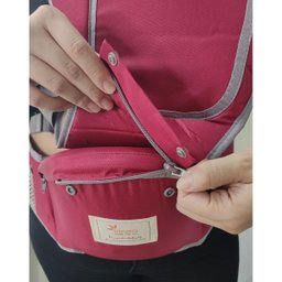 Canguru Carregador Bebe Criança Alça Ajustavel Bolso Resistente Viagem Passeio Confortavel Seguro Pr - 12