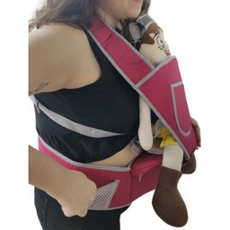 Canguru Carregador Bebe Criança Alça Ajustavel Bolso Resistente Viagem Passeio Confortavel Seguro Pr - 8