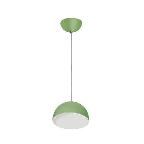 Pendente 7631 verde-30x150 cm-1L-Soq E27 max 25w-bivolt