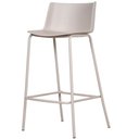 Ver imagem 2 de Kit 4 Banquetas Ipanema Alta Fratini 96 cm (altura) em Polipropileno Base em Aço Nude