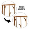 Cabideiro de Parede Multiuso Giratório com 8 Ganchos Ipê - Dourado - 6