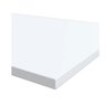 Kit 02 Prateleiras em Mdf 15mm Branco 25x80cm com Suporte Fixação - 3