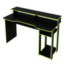 Ver imagem 5 de Mesa Para Computador Notebook Gamer ME4153 Preto/Verde - Tecno Mobili