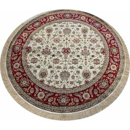 Tapete Belga Classico 1,6M Redondo 160cm Des5 Fino Tpo Persa - 1