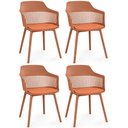 Ver imagem 1 de Kit 4 Cadeiras de Jantar Estofada Marcela