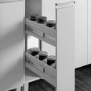 Ver imagem 7 de Balcão 2 Portas 3 Gavetas e Porta Condimentos Village Espresso Móveis