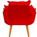 Ver imagem 6 de Poltrona Decorativa Reforçada para Sala Alice para Recepção Manicure Escritório Suede