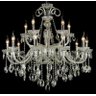 Lustre de Cristal Transparente 15 Braços ROMA CHANDELIE - 2