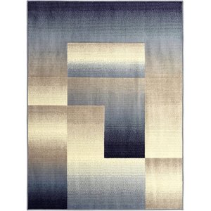 Tapete Supreme 27/13 Scarlatti Azul Bege 1,50x2,00M