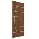 Ver imagem 6 de Porta Madeira Frisada R20C 210 x 80 cm Pintura UV:Imbuia