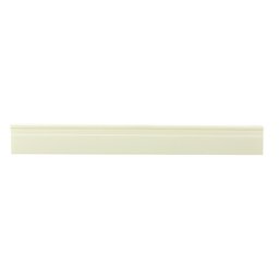 Rodapé de PVC 10cmx15mmx2,40m Master 6 UN AZN - Marfim - 4