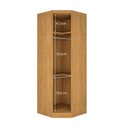 Ver imagem 4 de Guarda-Roupa Modulado de Canto Oblíquo 1 Porta 100% MDF Cairo Marrom/Cinamomo/Fendi