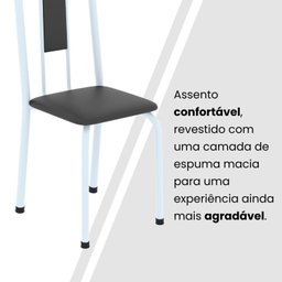 Conjunto Sala de Jantar com 4 Cadeiras Lívia - 8