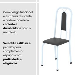 Conjunto Sala de Jantar com 4 Cadeiras Lívia - 9