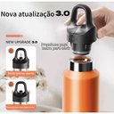 Ver mais imagens de Garrafa Térmica Ms-940 700ml Inox 316 com Tampa de Abertura Rápida e Vedação Segura:Variado