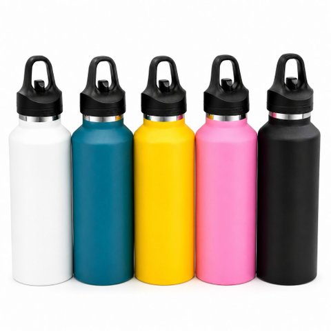 Garrafa Térmica Ms-940 700ml Inox 316 com Tampa de Abertura Rápida e Vedação Segura:Variado