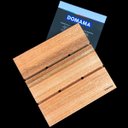 Ver imagem 4 de Kit 4 Descansos para Panelas em Madeira Essence 18x18cm Suportes para Panelas e Travessas Quentes