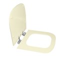 Ver imagem 2 de Assento Sanitário Poliéster para Louça Quadra (deca) Slow Close Cromado (reb. Oculto) Creme