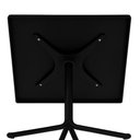 Ver imagem 2 de Mesa Quadrada Bossa Rivatti 75cm Pp Preto-aço Preto