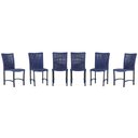 Ver imagem 1 de 6 Cadeiras Corda Náutica Cannes em Alumínio com Pintura Eletrostática para Cozinha Jantar Edícula