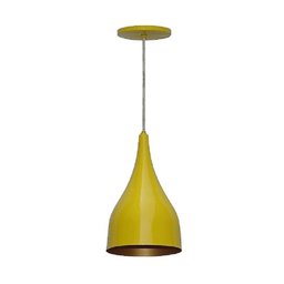 Pendente Lustre Luminária de Teto Gota N02 em Aço Escovado - 1