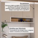 Ver imagem 5 de Quarto Modulado Solteiro com Guarda-roupas Maleiro e Cabeceira Alpes Master Luciane Móveis