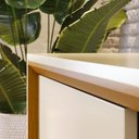 Ver imagem 5 de Rack Bancada Tv 65 Pol 2p 164 Cm Atlas Cinamomo Off White Madetec