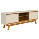 Ver imagem 1 de Rack Bancada Tv 65 Pol 2p 164 Cm Atlas Cinamomo Off White Madetec