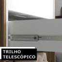 Ver mais imagens de Conjunto para Banheiro Balcão e Armário com Pés 60cm Lionel B06 Branco Nogal - Lyam Decor
