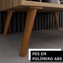 Ver imagem 7 de Conjunto para Banheiro Balcão e Armário com Pés 60cm Lionel B06 Branco Nogal - Lyam Decor
