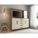 Ver imagem 2 de Cômoda Estrela Cinamomo/off White – Rv Móveis