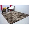 Tapete Muito Peludo 2.00x2,40 Marrom Mesclado Ocean Matrix - 1
