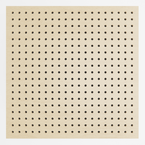 Painel Acústico Absorvedor Decorativo Skal08 60x60mm Maestra:carvalho