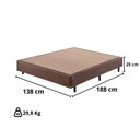 Ver imagem 3 de Conjunto Box Casal Ecoflex Comfort 51x138x188
