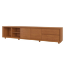 Ver mais imagens de Conjunto Painel Dominus + Rack Premium Painel 279 cm Rack Naturalle sem Extensão Mavaular
