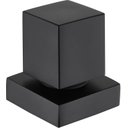 Ver imagem 1 de Acabamento para Registro Pressão Gaveta Padrão Base Deca Quadrado Black Matte Preto Fosco Metal Prem