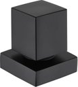 Ver imagem 1 de Acabamento para Registro Pressão Gaveta Padrão Base Deca Quadrado Black Matte Preto Fosco Metal Prem