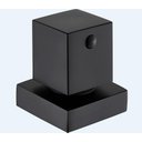 Ver imagem 2 de Acabamento para Registro Pressão Gaveta Padrão Base Deca Quadrado Black Matte Preto Fosco Metal Prem