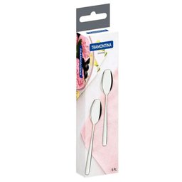 Jogo 12 Colheres para Sorvete Aço Inox Tramontina Amazonas Sobremesa Doces - 3