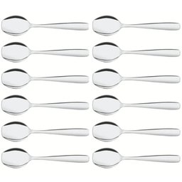 Jogo 12 Colheres para Sorvete Aço Inox Tramontina Amazonas Sobremesa Doces - 1