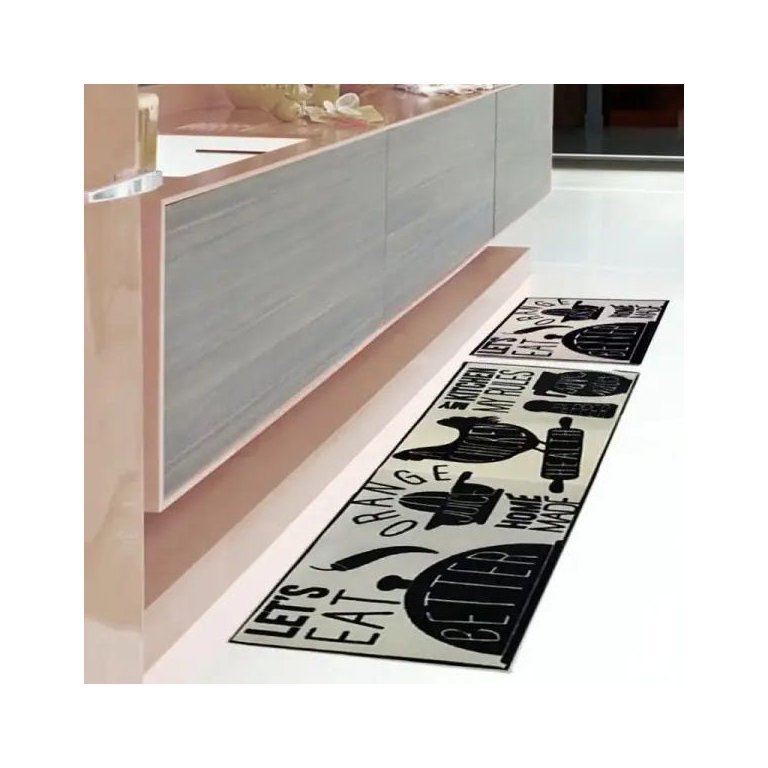 Tapete para Cozinha Cleankasa 50cm X 80cm Gourmet Eat Kapazi