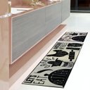 Ver imagem 1 de Tapete para Cozinha Cleankasa 50cm X 80cm Gourmet Eat Kapazi