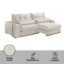 Ver imagem 5 de Sofá Retrátil e Reclinável 230 Cm Braço 25 Cm Lake Meu Sofá Online