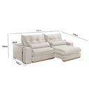 Ver imagem 2 de Sofá Retrátil e Reclinável 230 Cm Braço 25 Cm Lake Meu Sofá Online