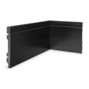 Ver imagem 1 de Kit 48m Linear Rodapé de Poliestireno 15cm x 1,5cm x 240cm Frisado Nfr Preto Ruffino