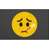 Capacho Divertido Emoji Doente - 2